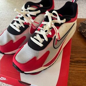 Nike Georgia Red and White Athletic Sneakers